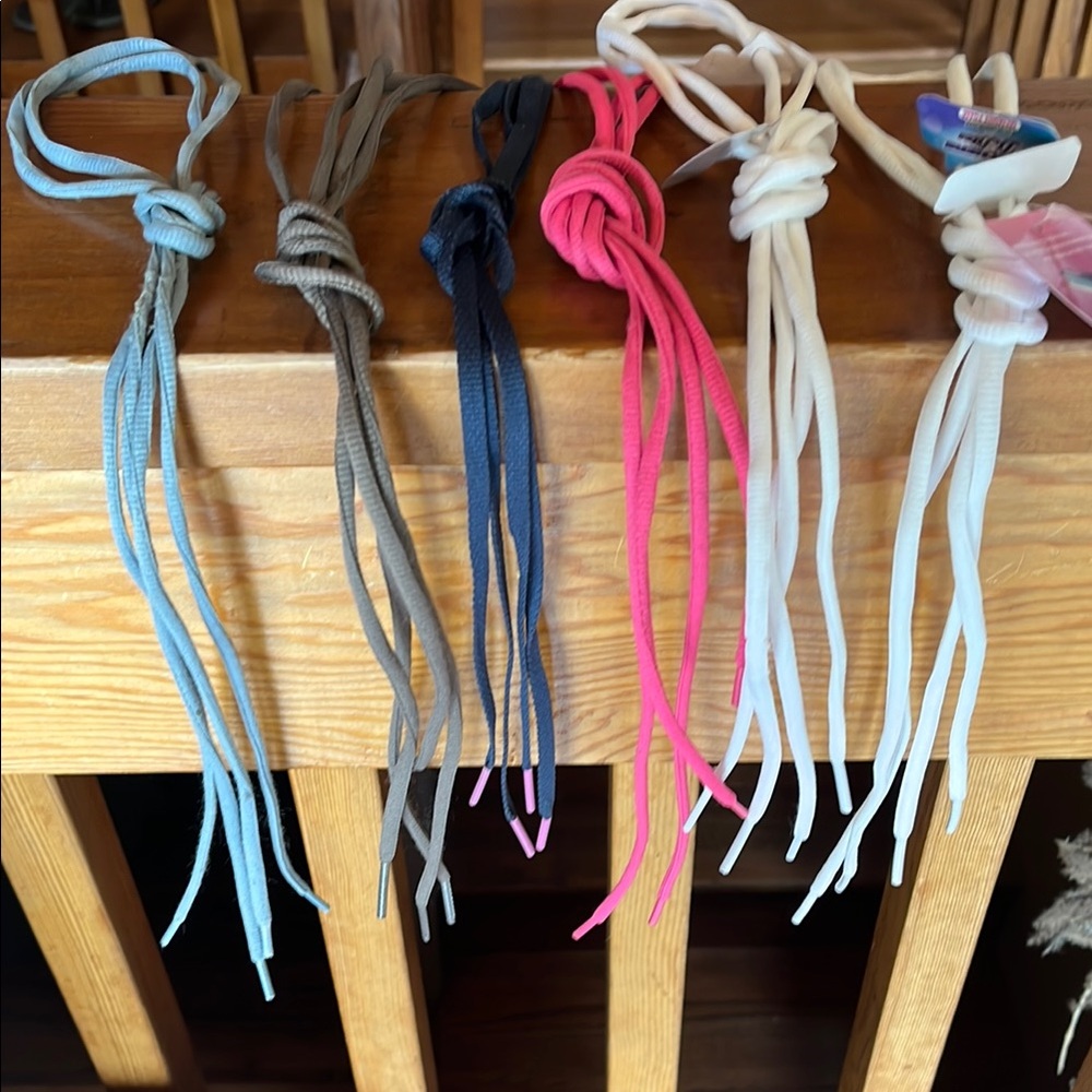 Shoe laces 7 pair for tennis shoes